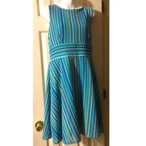 Dressbarn Sleeveless Lined A-Line Dress, Size 14